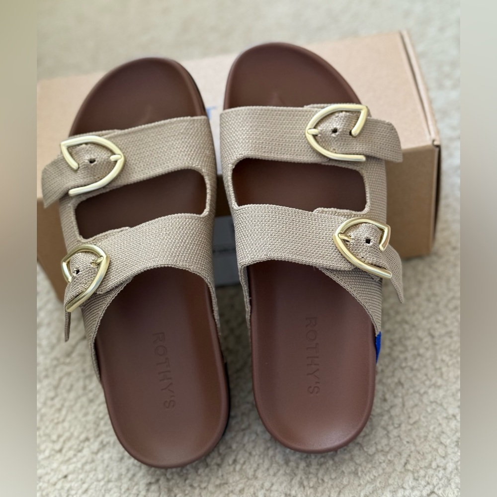 Rothy's Women's - The Buckle Slide
Color dune Never worn